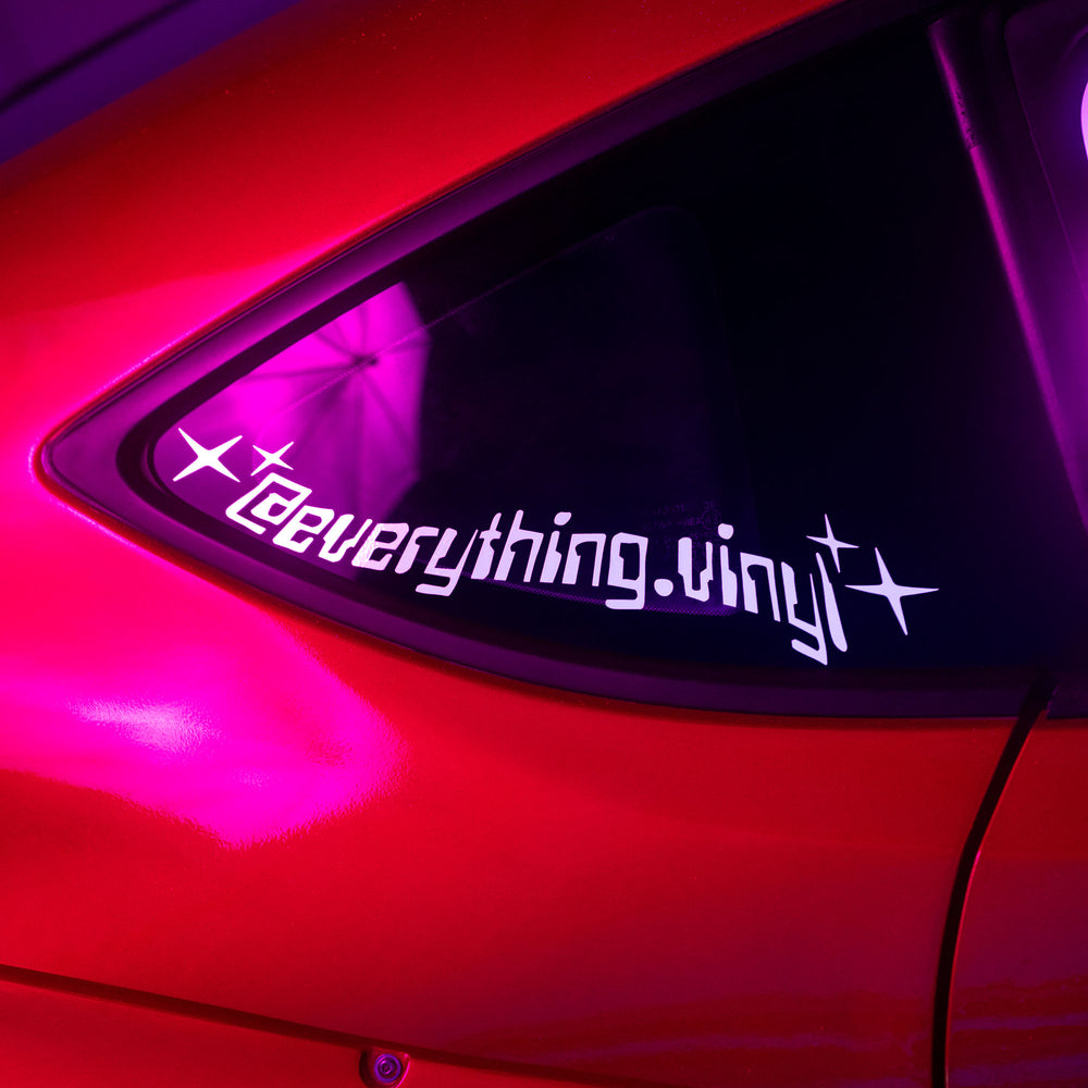 Y2k Aesthetic Social Media Username Decal (Pair)