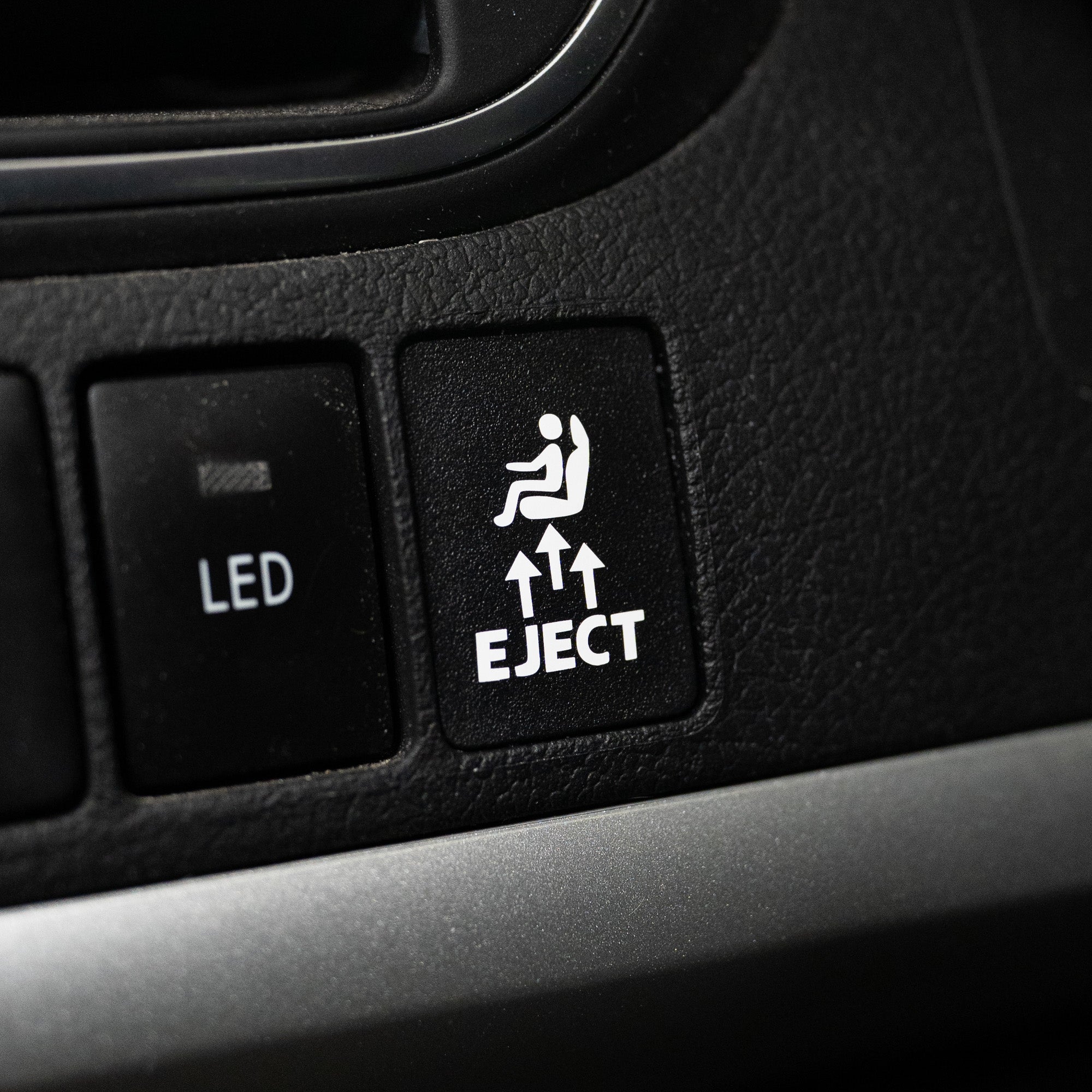 Eject seat - Universal button decal – Everything Vinyl Decal