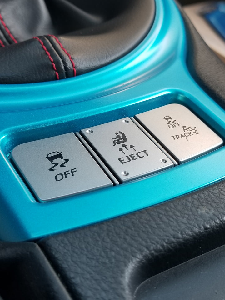 ejecto eject button seat cuz vinyl decal sticker for Scion FR-S, Subaru BRZ, Toyota GT86, and 86