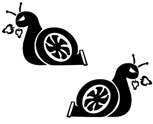 turbo snail boost vinyl decal sticker