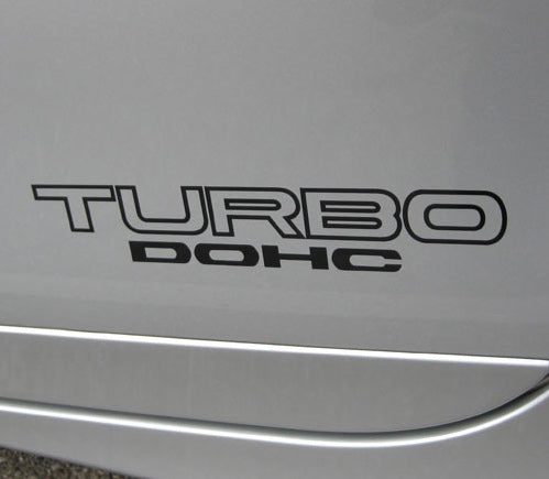 Turbo DOHC decal
