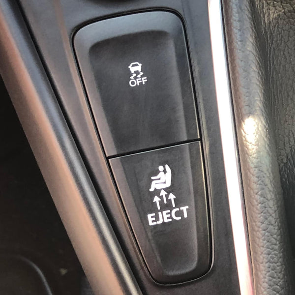 eject seat decal button for Ford focus st rs fake button