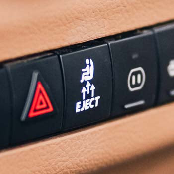 Eject button decal sticker for Jeep Wrangler