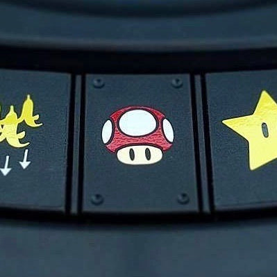 Mushroom button decal design #2 for Civic