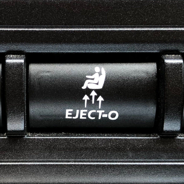 ejecto seato button sticker decal for Ford Mustang s550