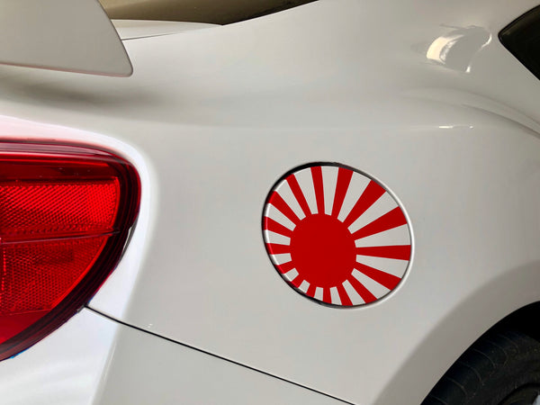 Rising Sun Gas Lid decal for 86, BRZ, FRS, and GR86