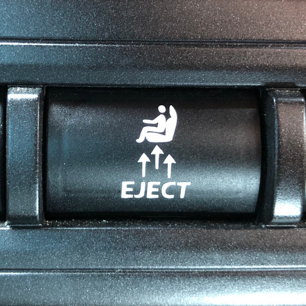 eject button decal sticker for mustang ford s550 ecoboost