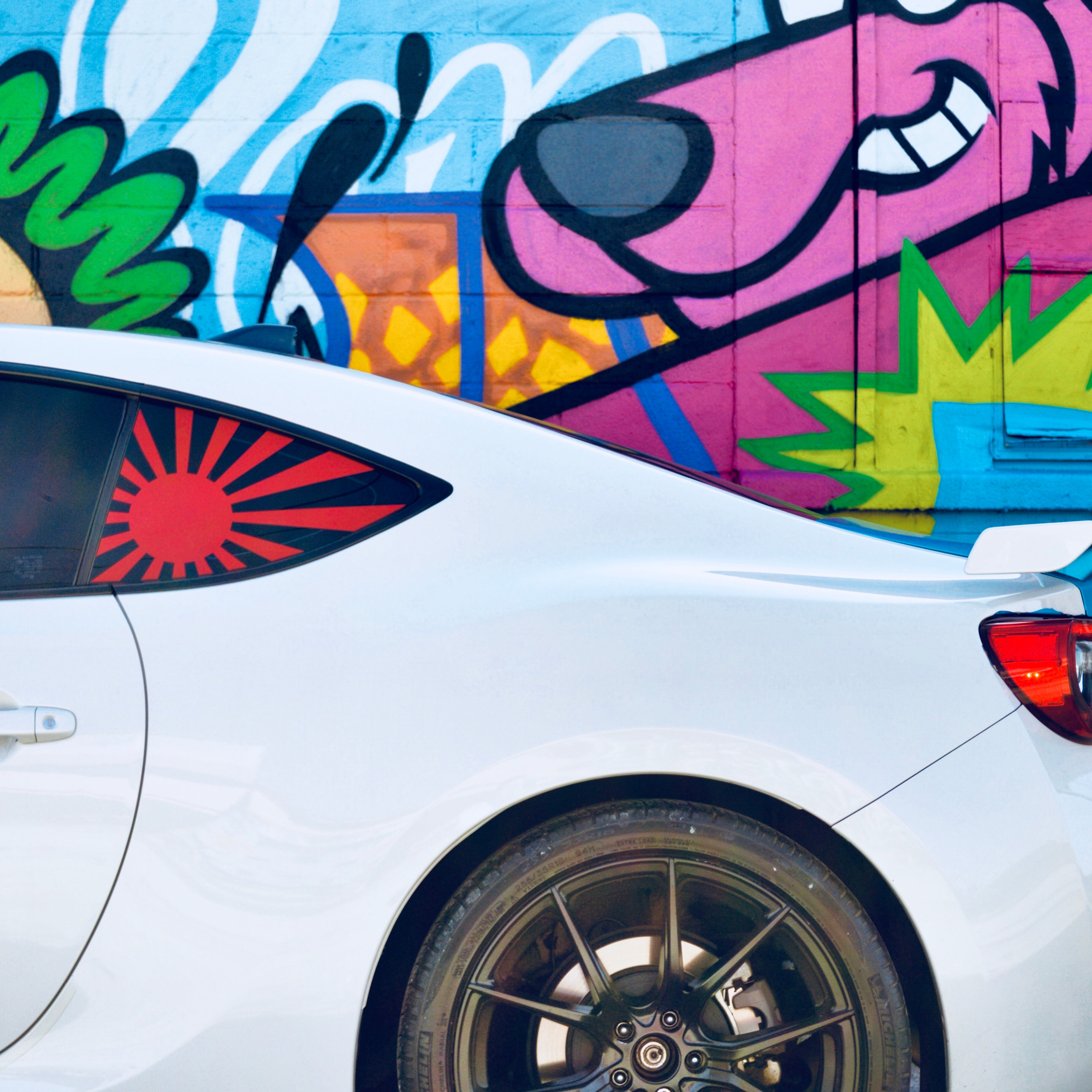 Sun Rising Vinyl Rising Sun Window Vinyl decal for 86, BRZ, FRS, and GT86 – Everything ...
