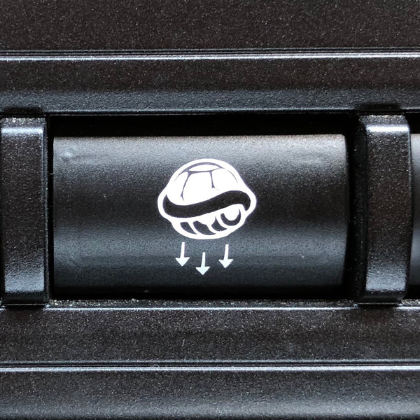 koopa shell button sticker decal for Ford Mustang s550