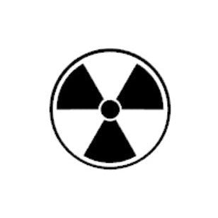 Radioactive button decal for Porsche